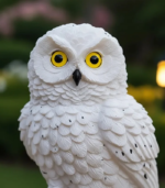 Coruja das Neves com LED e Painel Solar - Imagem 3