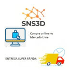 Elefante Elefantinho Geométrico Decoração 10cm Cor:Preto - Imagem 2