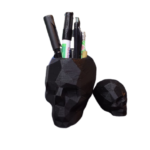 Vaso Porta Lapis Caveira para Plantas Estilo Decoração